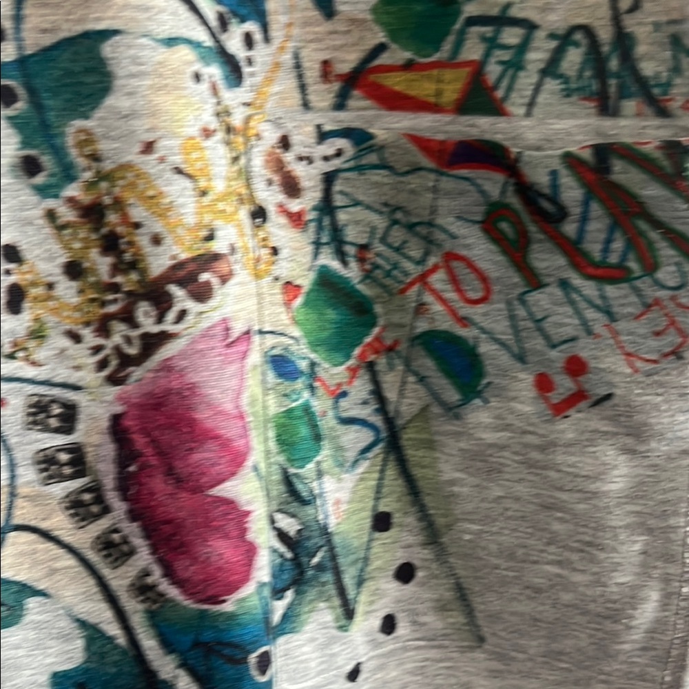 Colorful Abstract Print Midi Dress - Picture 4 of 9